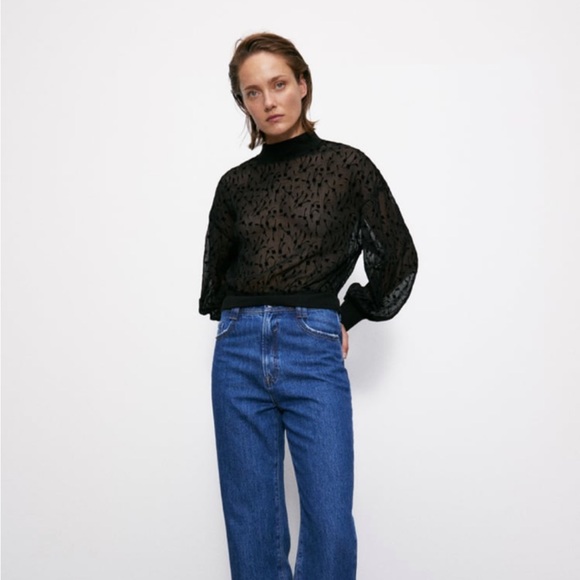 Zara combination crop floral top - Picture 6 of 6